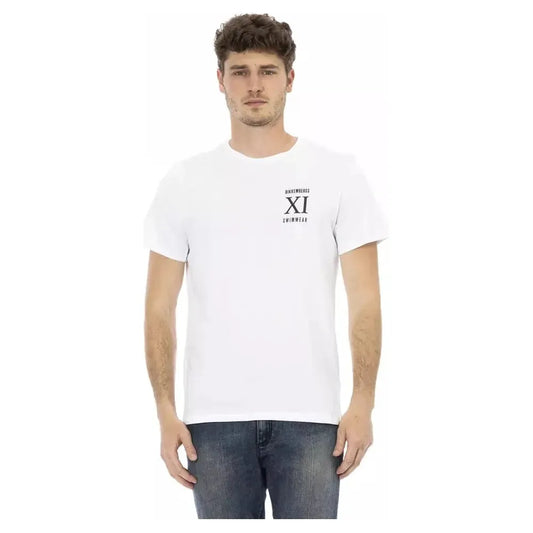 Bikkembergs White Cotton Men's T-Shirt BI-22066-S