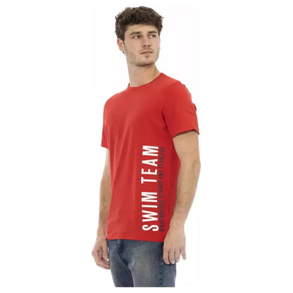 Bikkembergs Red Cotton Men T-Shirt