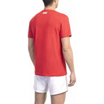Bikkembergs Red Cotton Men T-Shirt BI-22056-XL