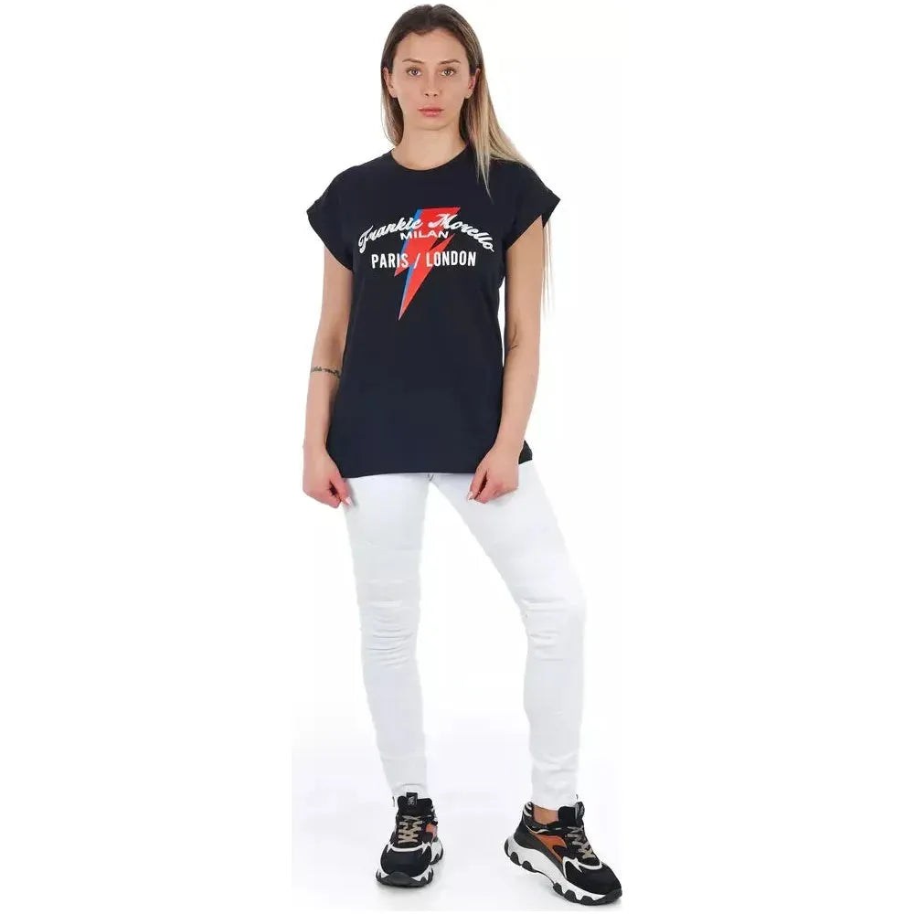 بنطلون جينز نسائي من القطن باللون الأبيض من فرانكي موريلو