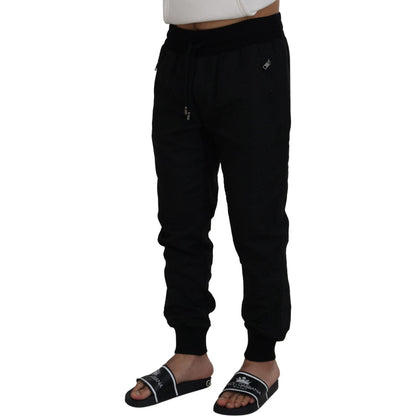 Dolce & Gabbana Black Men Casual Jogger Pants