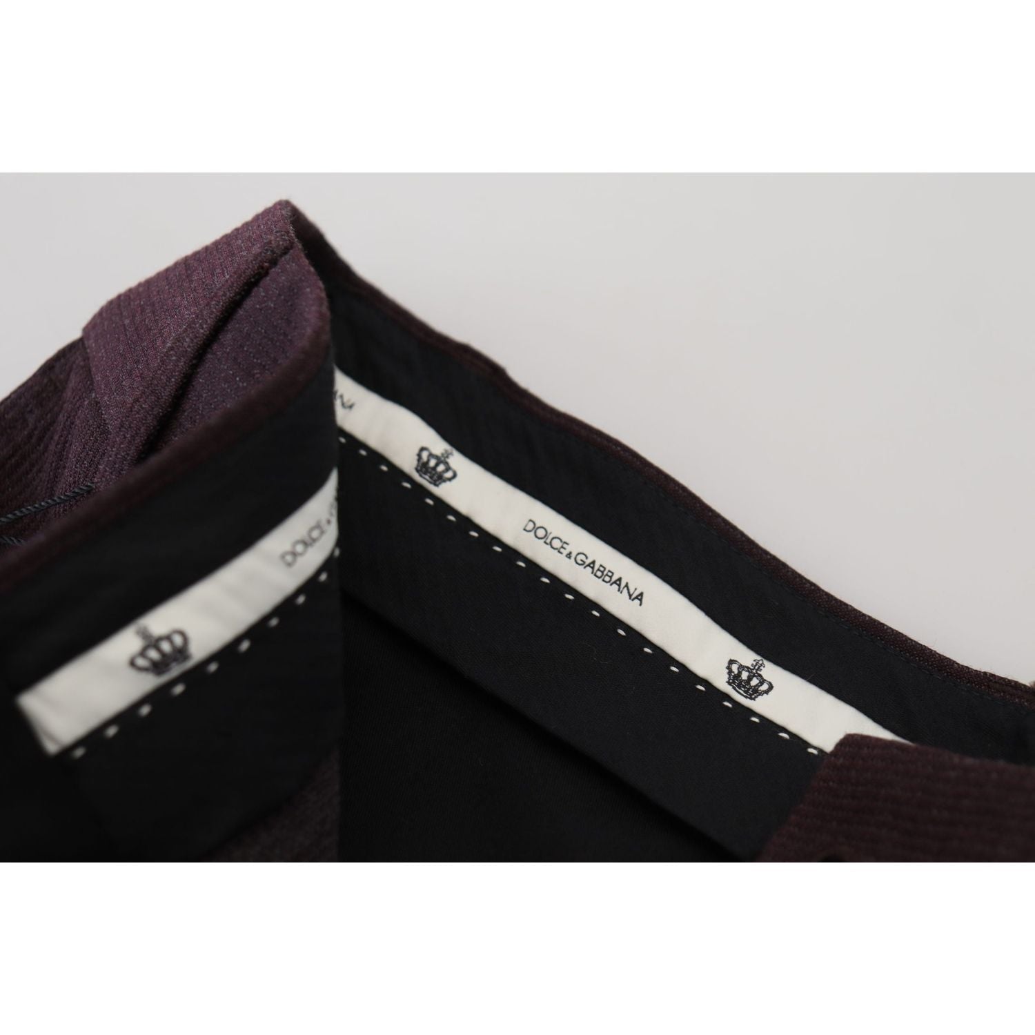 Dolce & Gabbana Brown Cotton Chino Men Pants