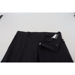 Dolce & Gabbana Black Wool Chino Formal Pants PAN73349 - 46