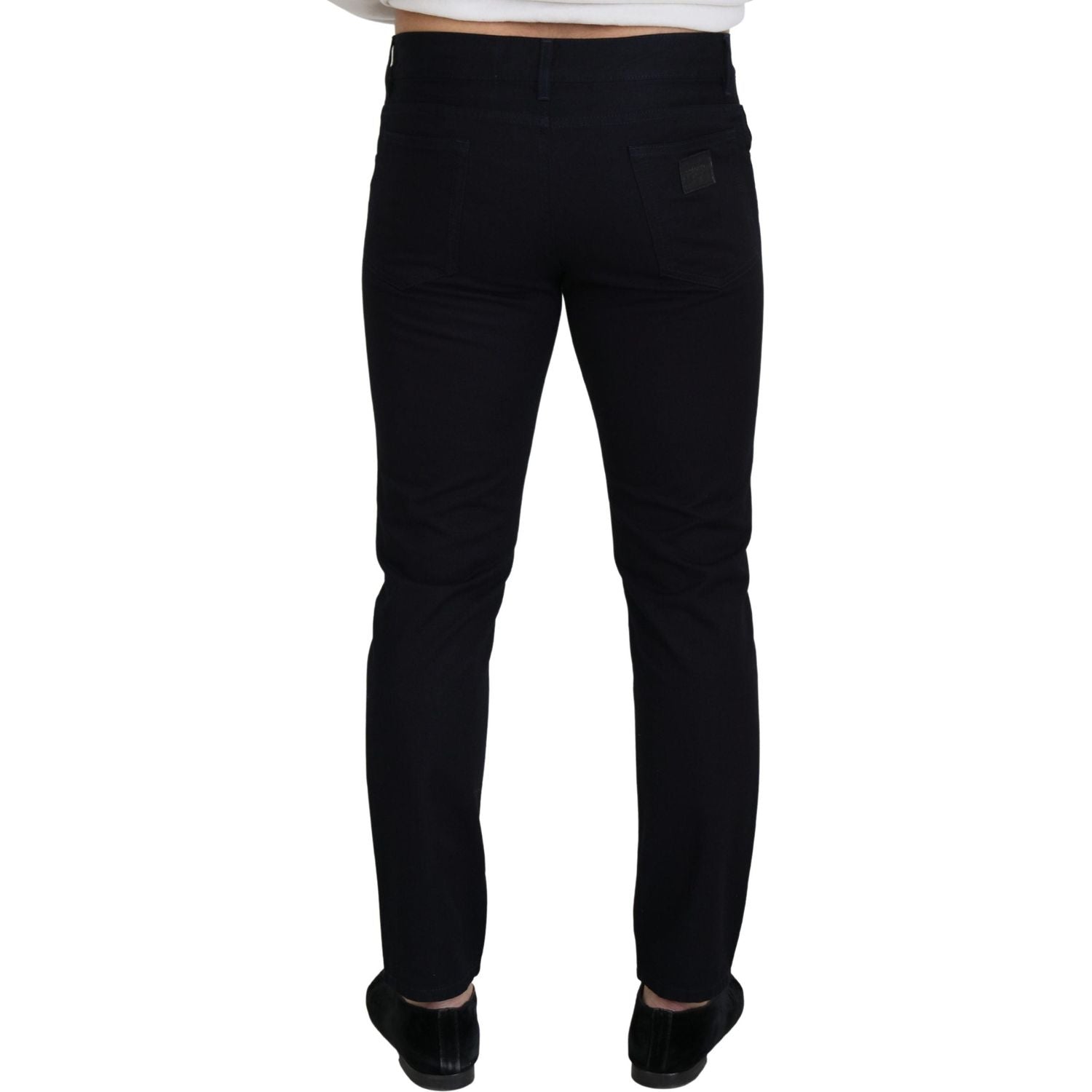 Dolce & Gabbana Black Cotton Skinny Casual Denim Jeans