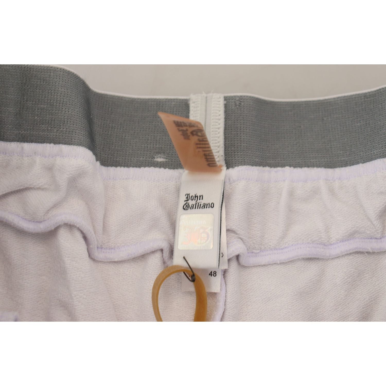 别致的白色慢跑裤 - 休闲优雅