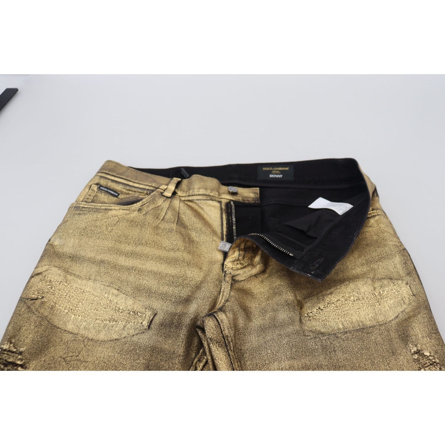 优雅金色牛仔优雅