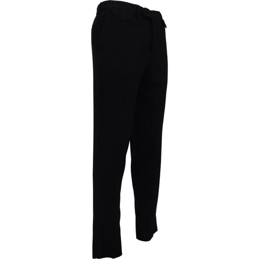 BENCIVENGA Elegant Black Italian Designer Pants BENCIVENGA Black