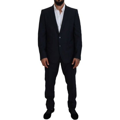 Dolce & Gabbana Blue Single Breasted 2 Piece MARTINI Suit