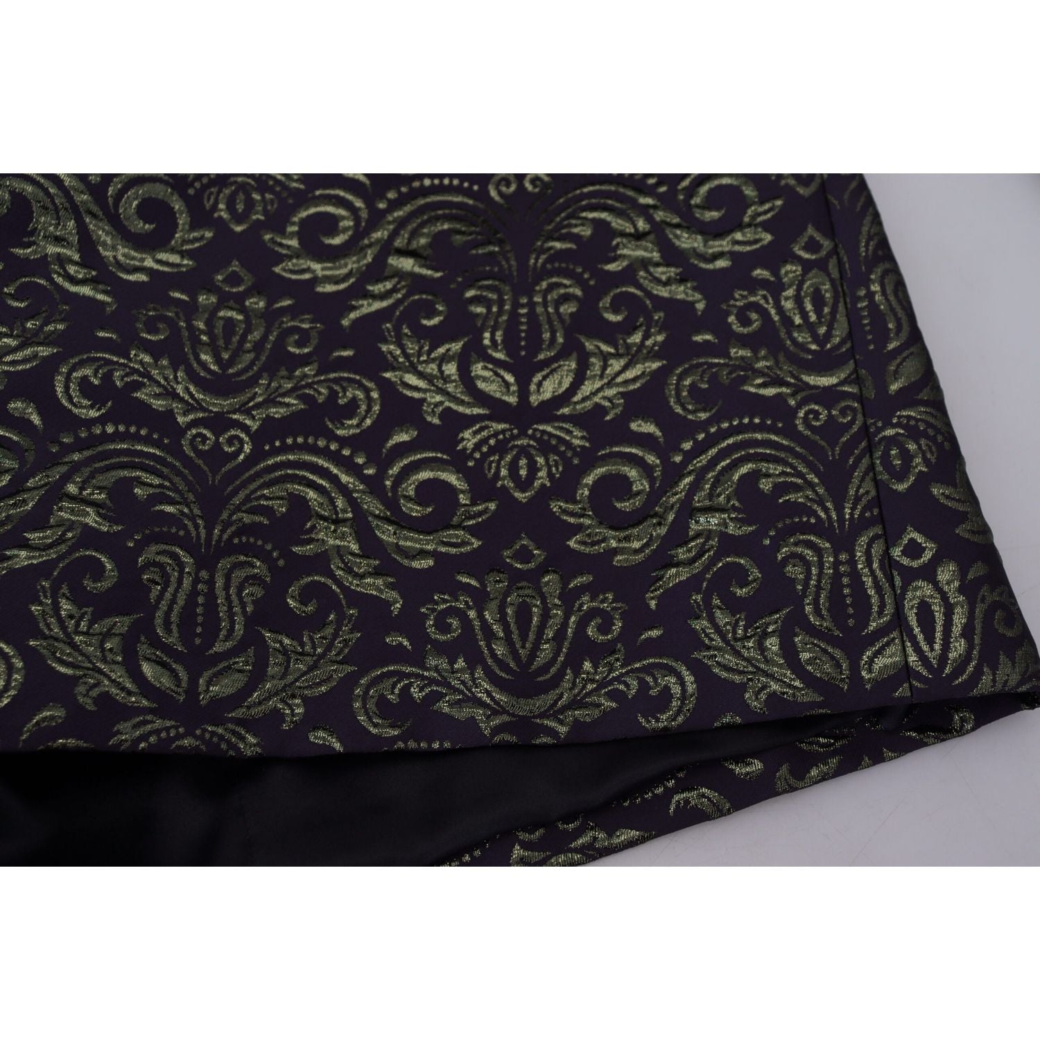 金色提花长袍夹克