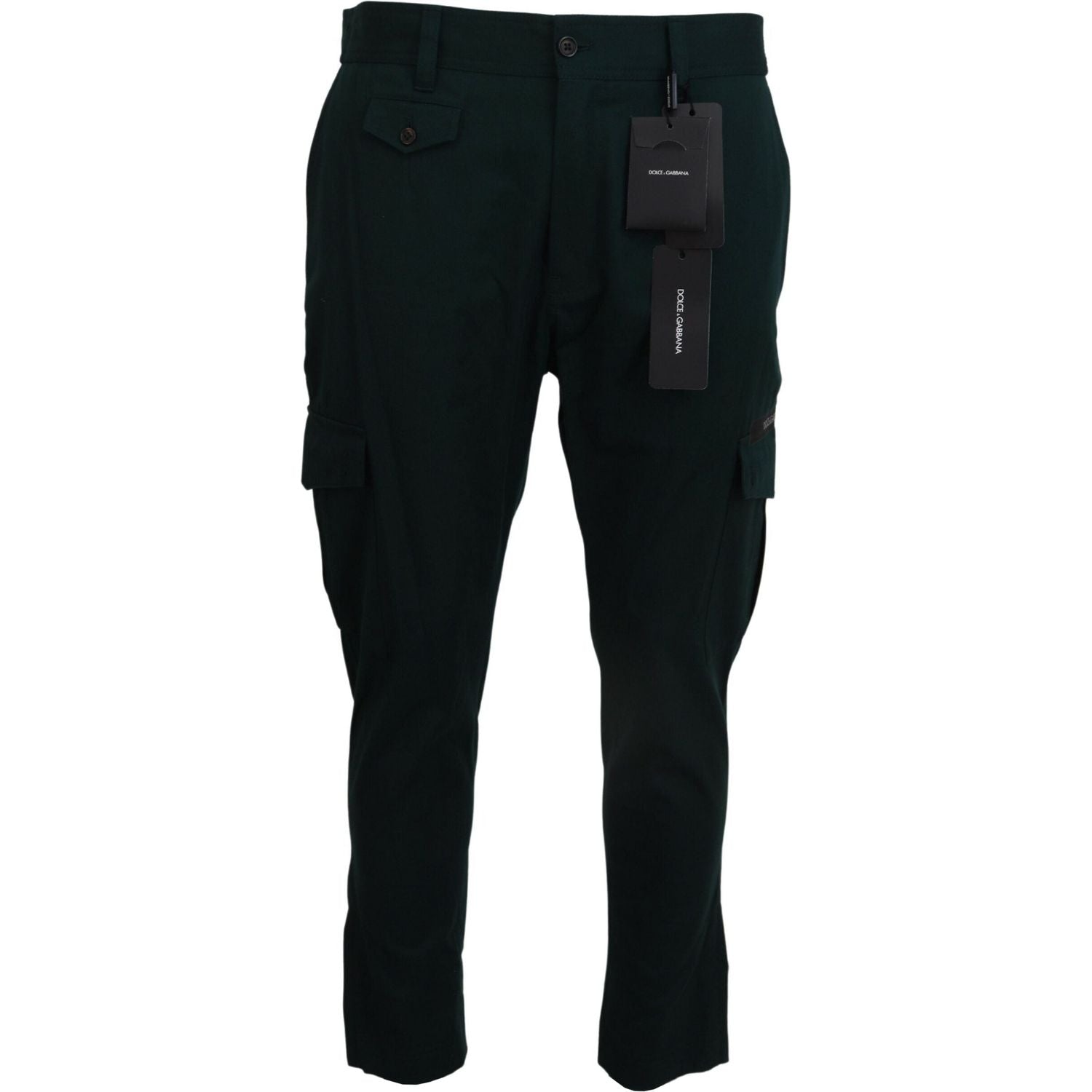 بنطلون جينز ضيق أنيق باللون الأخضر من دولتشي آند غابانا