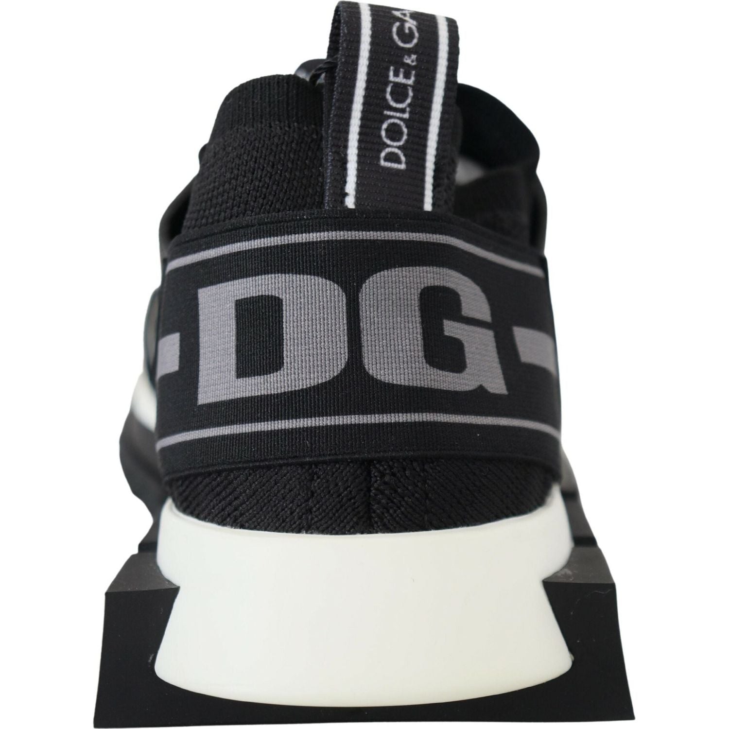 Dolce & Gabbana Black Mesh Sorrento Trekking Sneakers Shoes