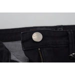 Acht Black Washed Cotton Skinny Women Casual Denim Jeans PAN72667- 40