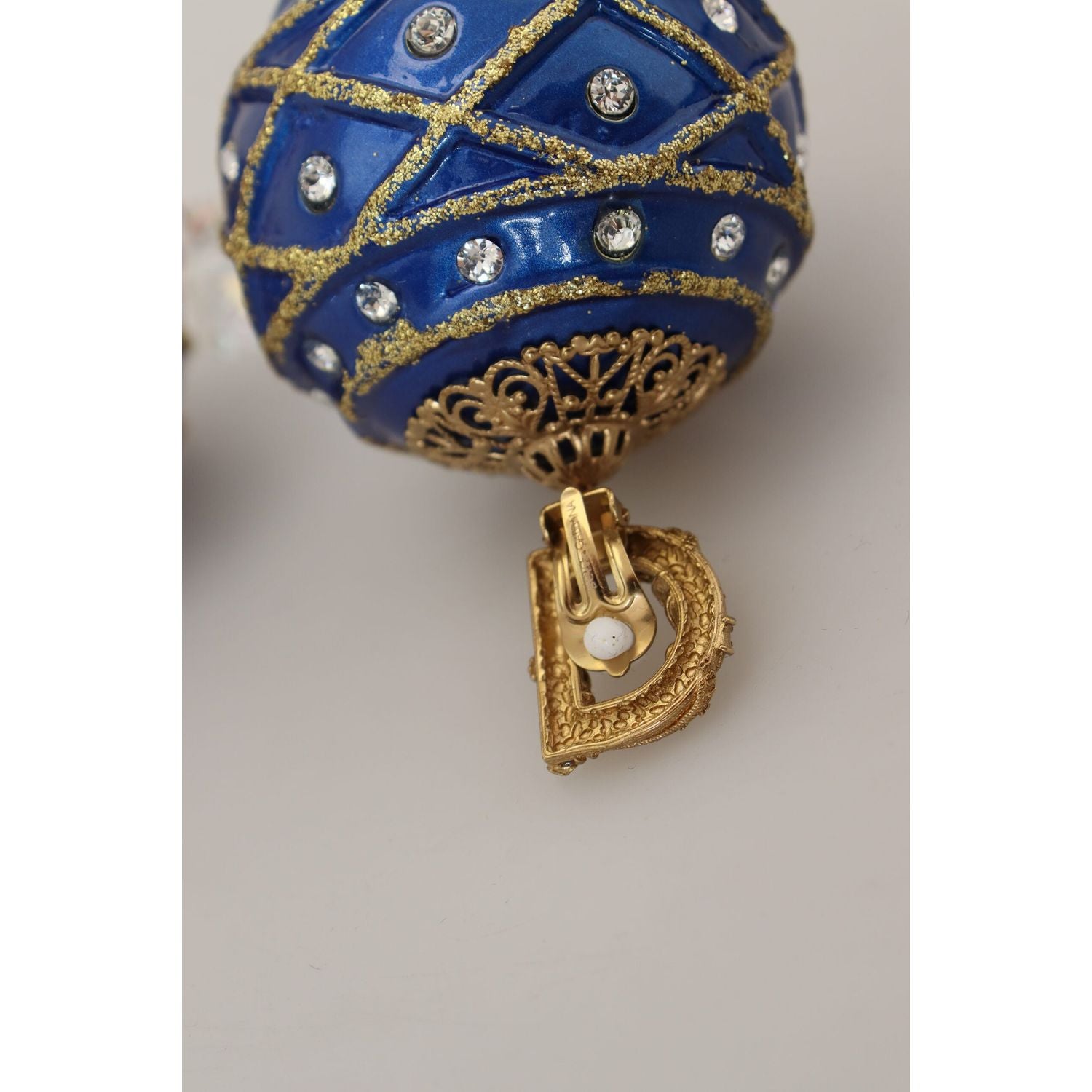 优雅垂坠水晶圣诞球耳环