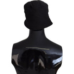 Dolce & Gabbana Black Nylon Women Bucket Cap Hat HAT9456-57