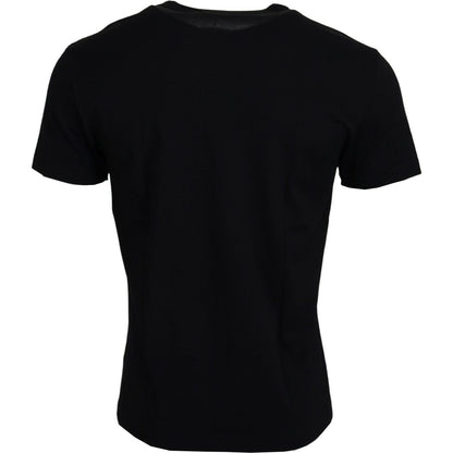 Dolce & Gabbana Black Sneak Peek Cotton Short Sleeve T-shirt