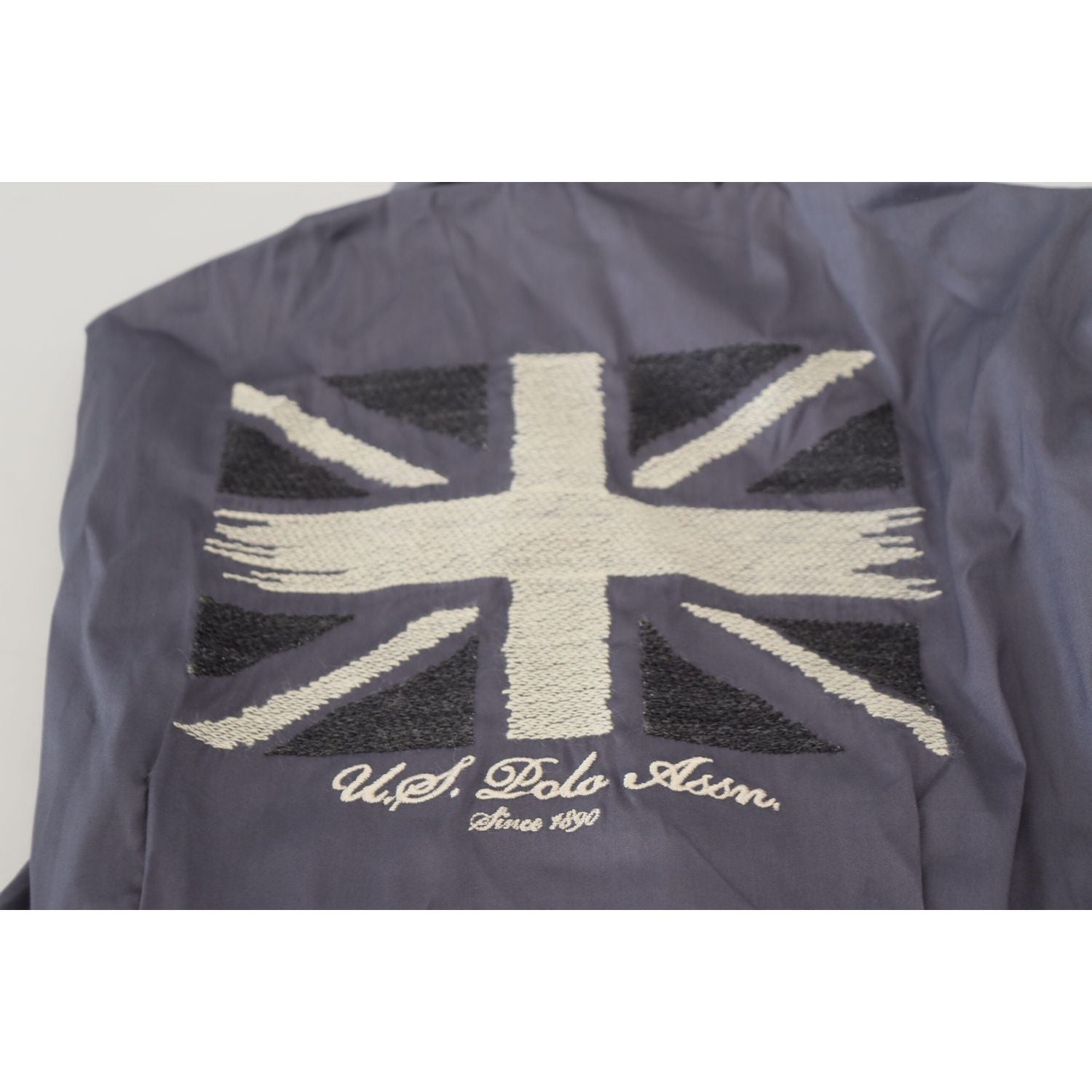 قميص بولو أنيق بأكمام طويلة باللون الرمادي من US POLO ASSN