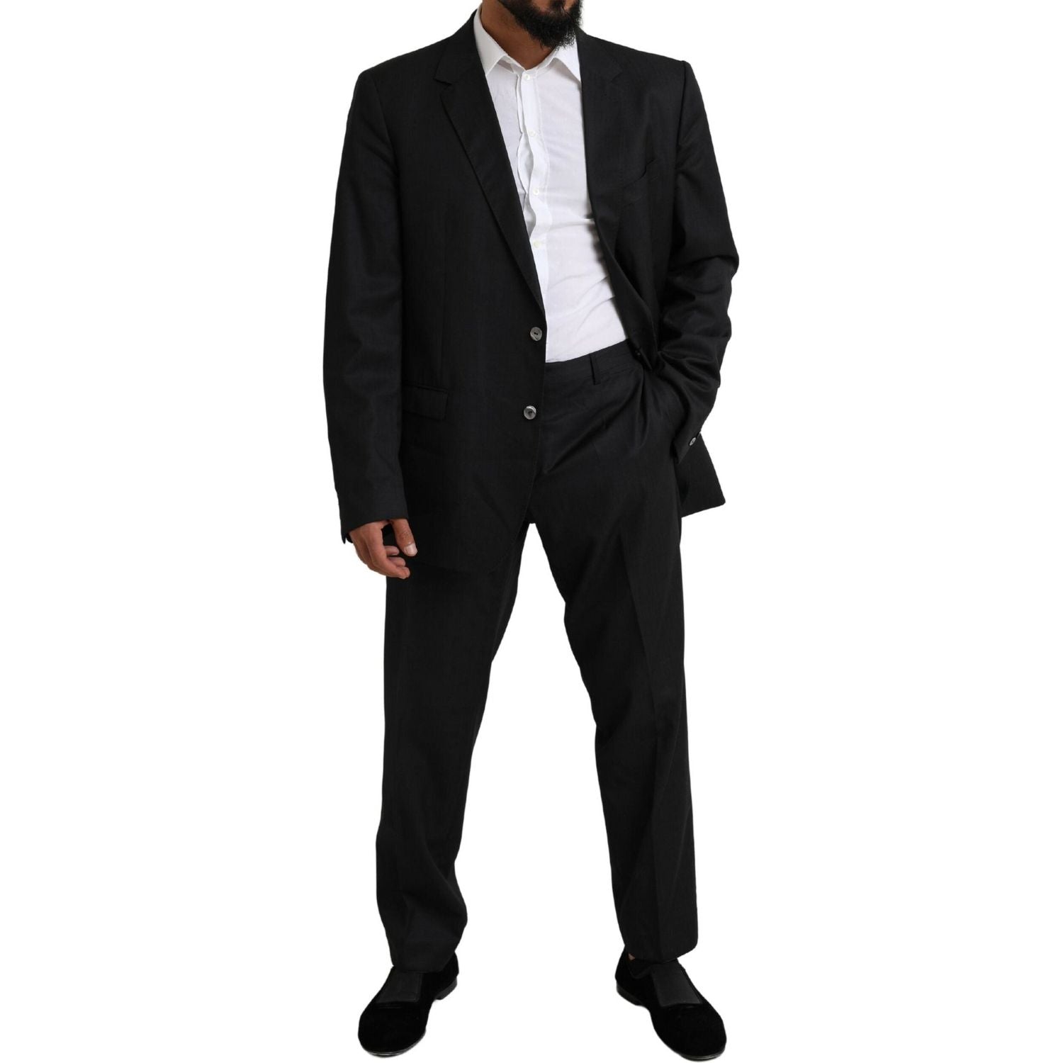 Dolce & Gabbana Black MARTINI Single Breasted 2 Piece Suit