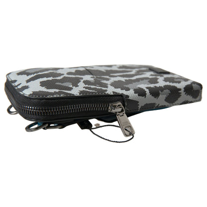 优雅皮革斜挎手机包