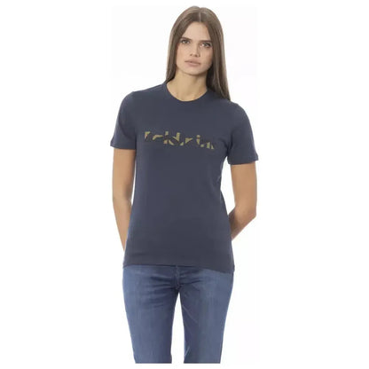 Baldinini Trend Blue Cotton Women T-Shirt