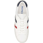 Moncler Elegant White Monaco M Men's Sneakers 8053875735296