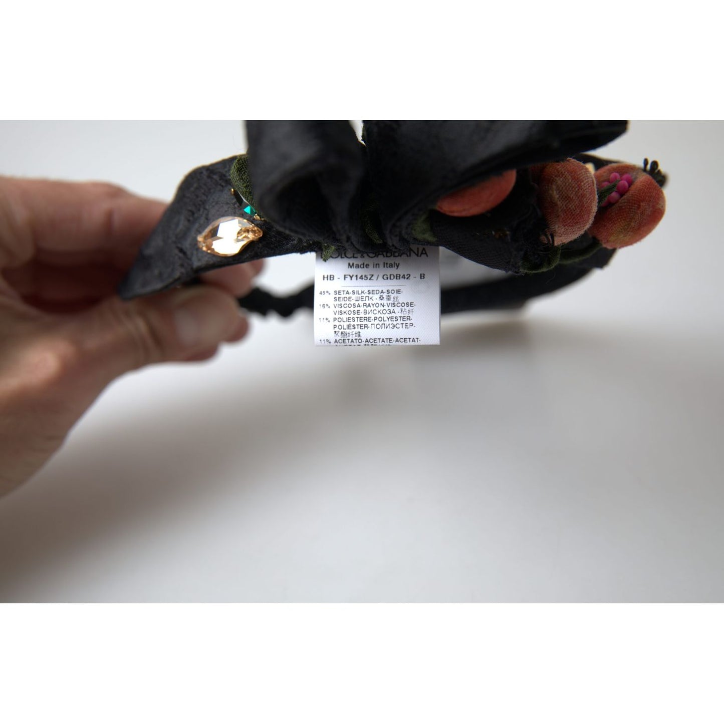 独家多色水晶王冠头带