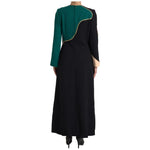 Dolce & Gabbana Multicolor Long Sleeves A-line Maxi Dress DR28730-48