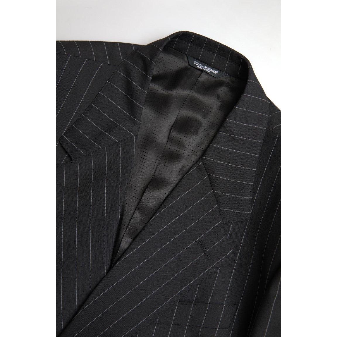 Dolce & Gabbana Sicilian Elegance Slim Fit Blazer Dolce & Gabbana Dark Slate Gray