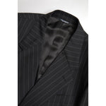 Dolce & Gabbana Sicilian Elegance Slim Fit Blazer Dolce & Gabbana Dark Slate Gray
