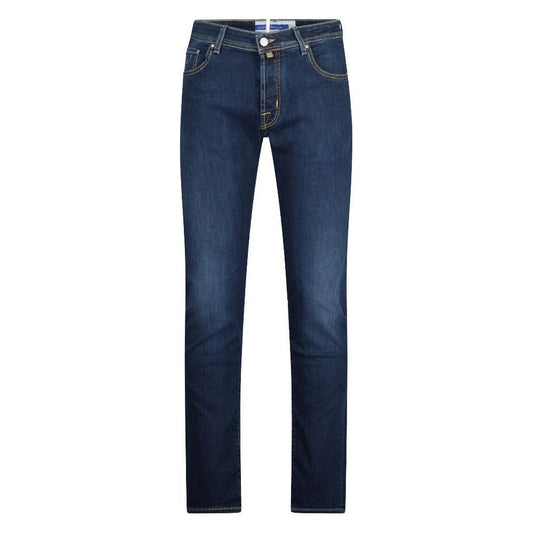 Jacob Cohen Elegant Slim Fit Dark Blue Jeans JA-11666-37