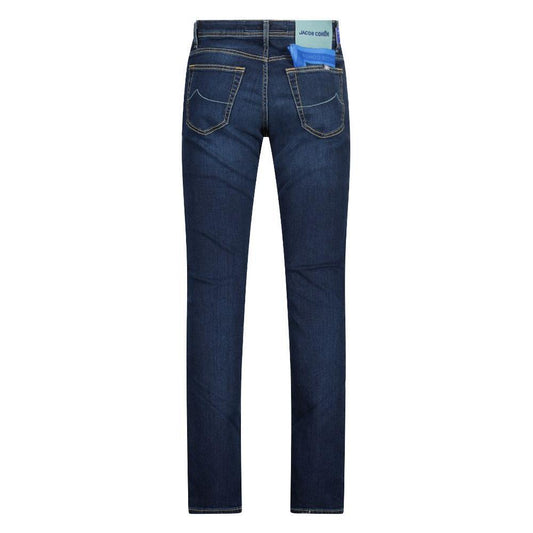 Jacob Cohen Elegant Slim Fit Dark Blue Jeans JA-11666-37