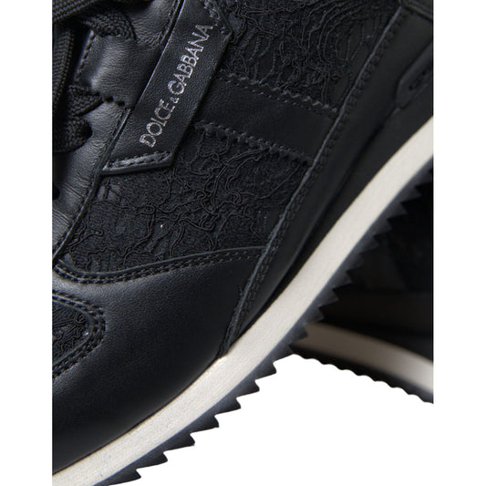 Dolce & Gabbana Elegant Black Classic Sneakers Dolce & Gabbana Black