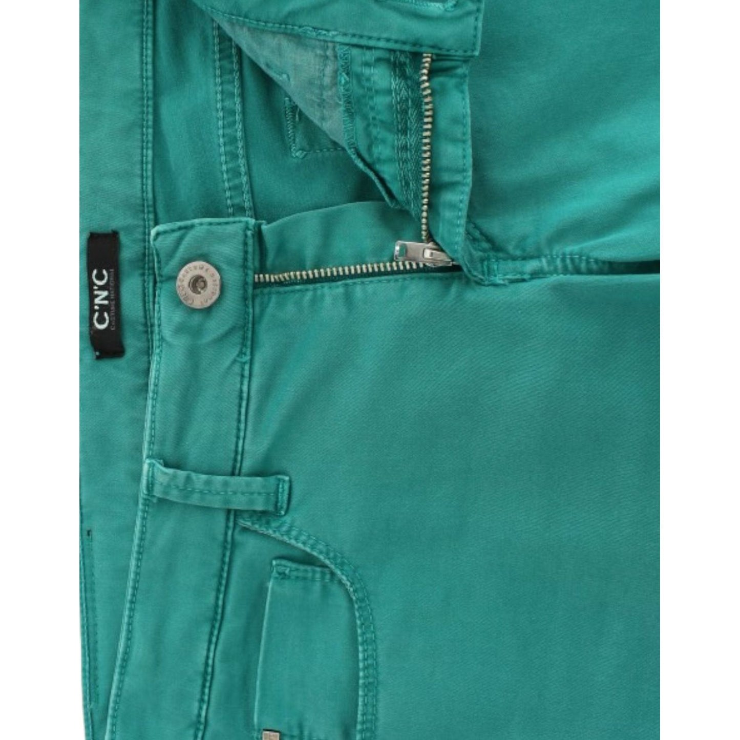 Costume National Green straight leg jeans