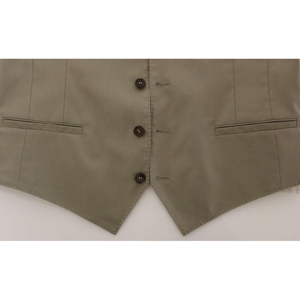 优雅米色棉质连衣裙背心