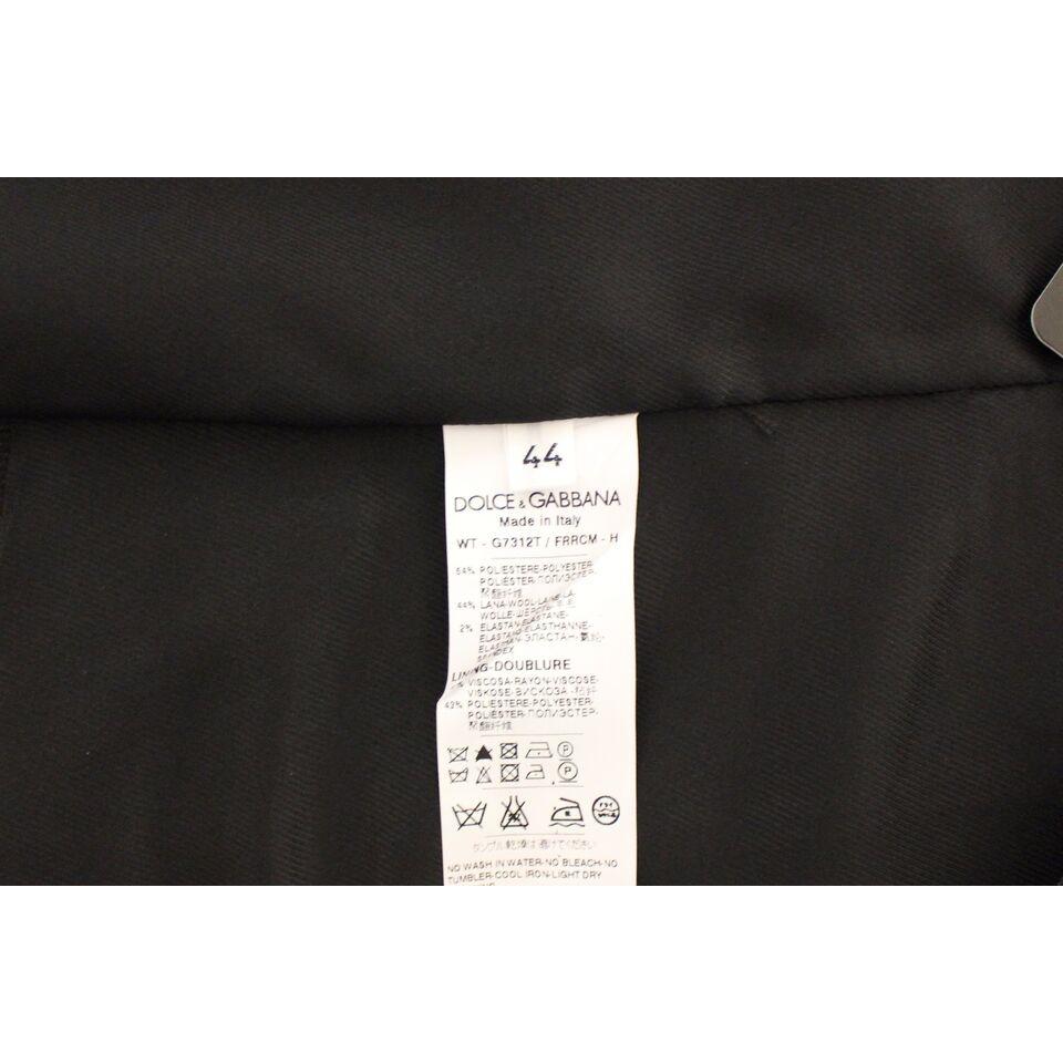 سترة كلاسيكية من مزيج الصوف الرمادي من دولتشي آند غابانا