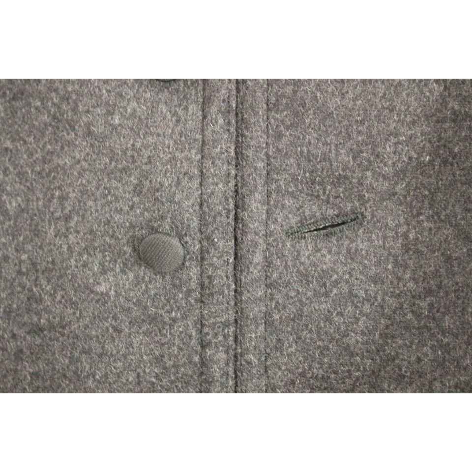 优雅灰色羊毛混纺连衣裙背心