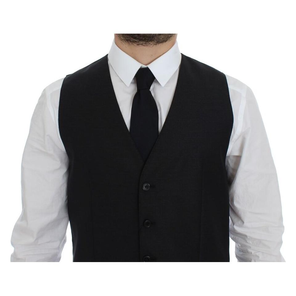 سترة أنيقة من مزيج الصوف باللون الرمادي من دولتشي آند غابانا