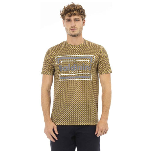 Baldinini Trend Gray Cotton Men T-Shirt