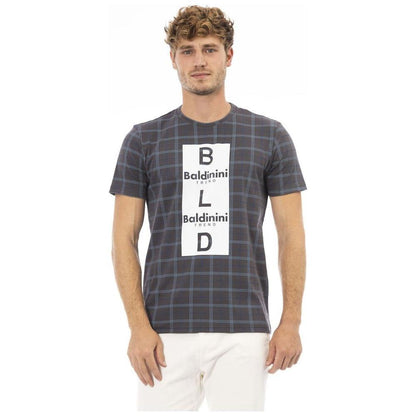 Baldinini Trend Gray Cotton Men T-Shirt