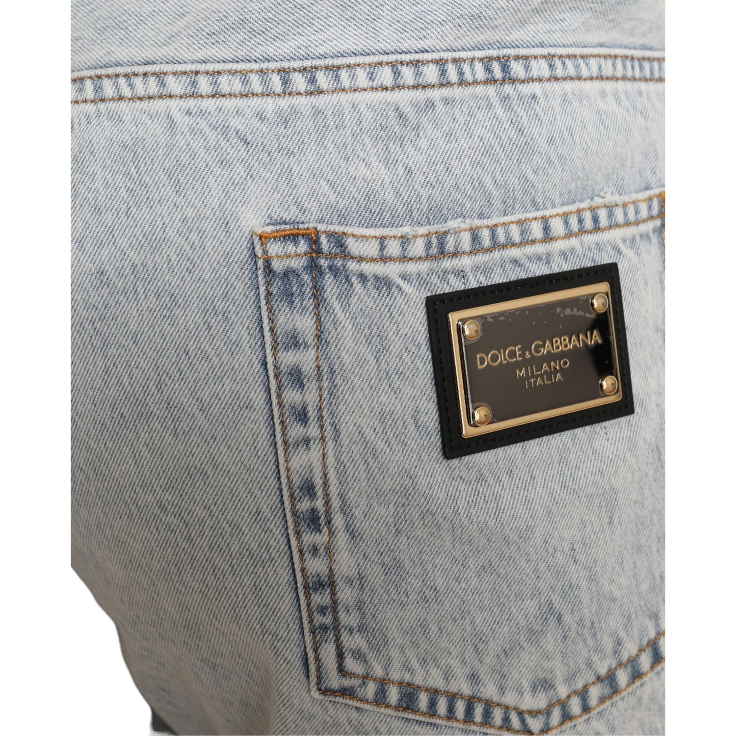 شورت برمودا من القطن متعدد الألوان بنقشة زهور من دولتشي آند غابانا