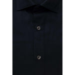 Bagutta Blue Cotton Men Shirt BA-23953-XL