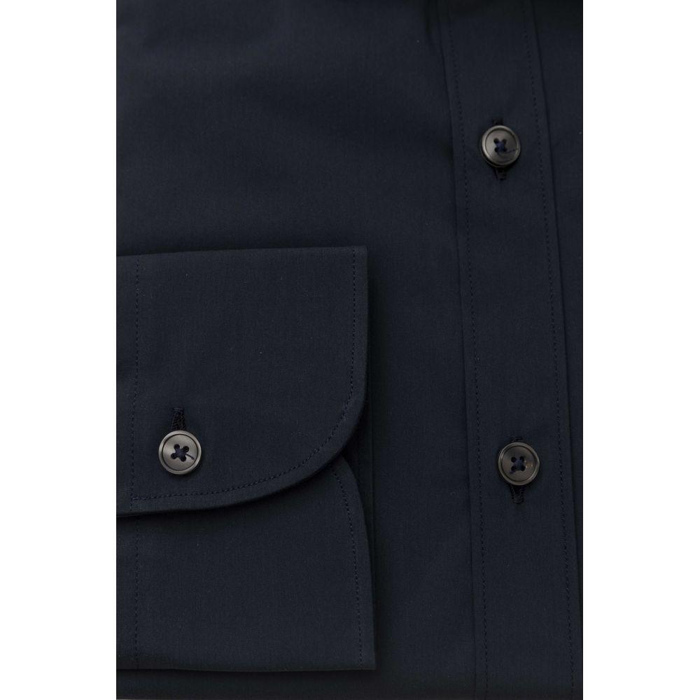 Bagutta Blue Cotton Men's Shirt
