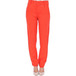CO|TE Chic Orange Boyfriend Pants - Italian Crafted CO|TE Tomato