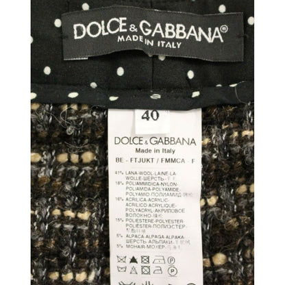 Dolce & Gabbana Multicolor wool shorts pants