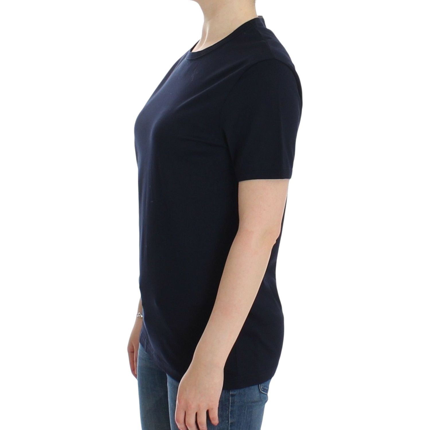 سترة أنيقة من القطن باللون الأزرق من إيرمانو شيرفينو