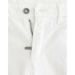 Ermanno Scervino White Cropped Jeans Denim Pants Branded Capri SIG12447-1