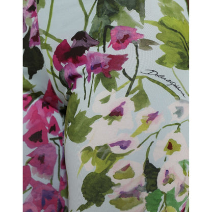 Dolce & Gabbana Multicolor Floral High Waist Leggings Pants