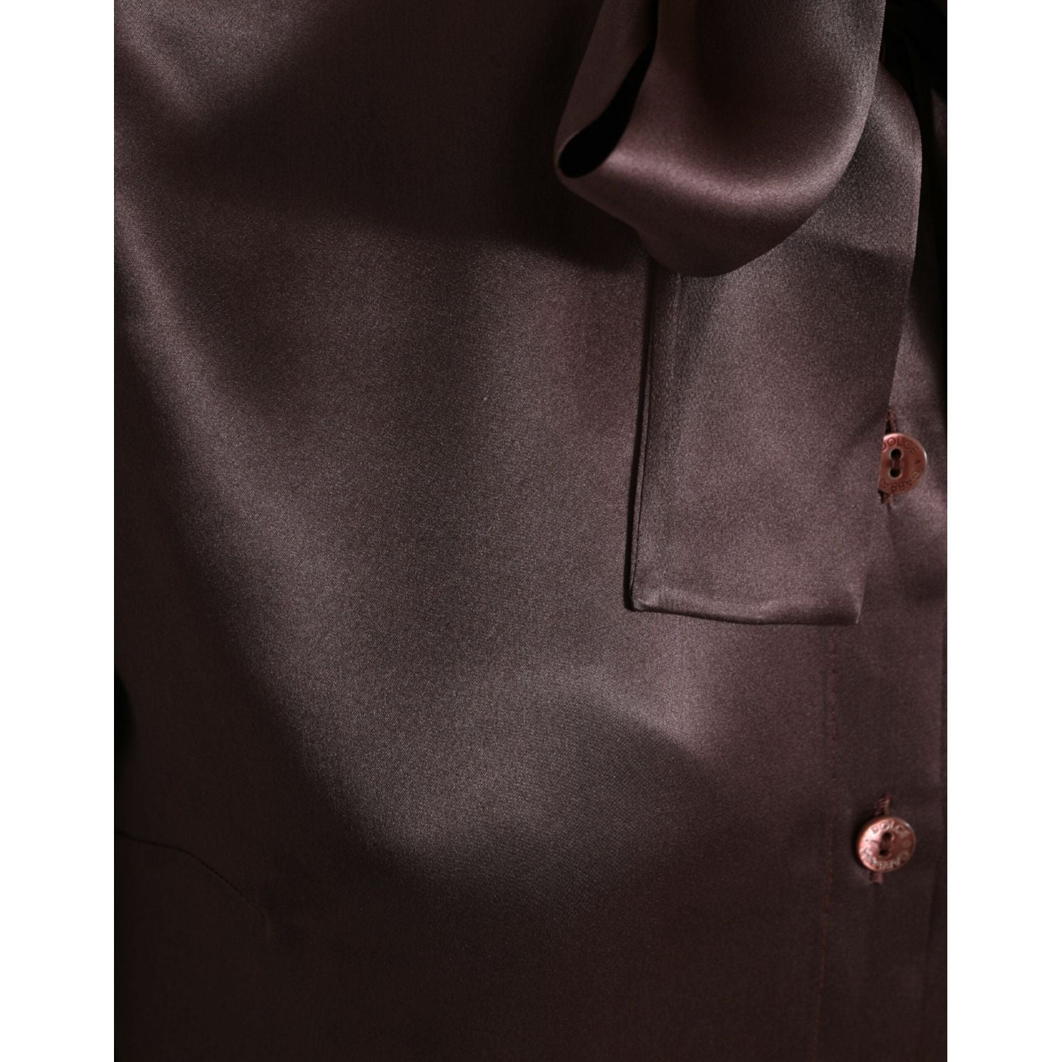 优雅真丝阿斯科特领衬衫