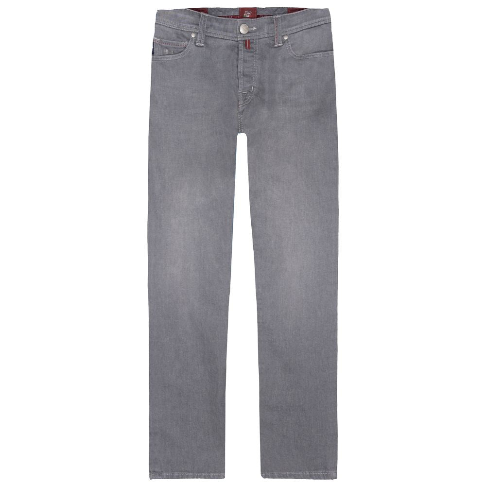 Tramarossa Gray Cotton Men's Jeans TR-12371-W32