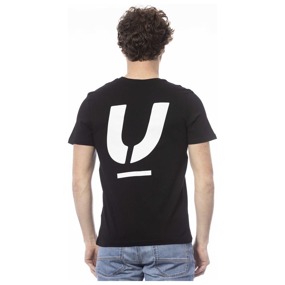 Ungaro Sport Black Cotton Men T-Shirt