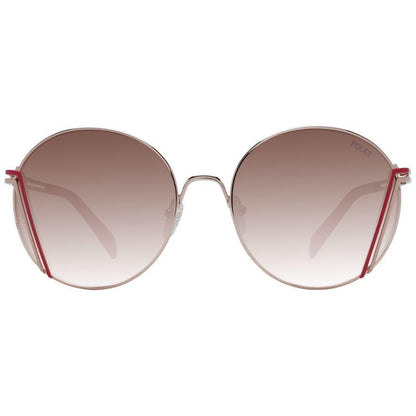 Emilio Pucci Rose Gold Metal Sunglasses